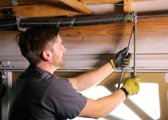 Residential garage door repair